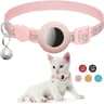 Reflective AirTag Cat Collar With Breakaway Buckle And Bell 12