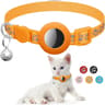Reflective AirTag Cat Collar With Breakaway Buckle And Bell 13