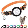 Reflective AirTag Cat Collar With Breakaway Buckle And Bell 8