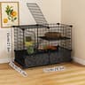 Large Multi Level Cat Villa Cage With Climbing Frame 15