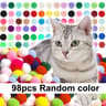 ColorBounce Plush Cat Toy Balls Interactive Training Set 6