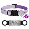 SafeTag Personalized Reflective Cat Collar With Engraved Nameplate 22