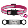 SafeTag Personalized Reflective Cat Collar With Engraved Nameplate 26