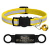 SafeTag Personalized Reflective Cat Collar With Engraved Nameplate 29