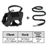 Tactical Adjustable Pet Harness Vest With Handle And Leash For Dogs And Cats 10