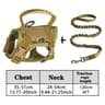 Tactical Adjustable Pet Harness Vest With Handle And Leash For Dogs And Cats 13