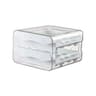 Automatic Rolling Egg Storage Rack Double Layer Refrigerator Egg Organizer 8