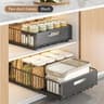 2 Tier Sliding Storage Basket Organizer 12