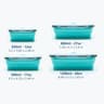 Collapsible Silicone Food Storage Containers With Lids 6