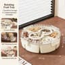 Rotating Snack Serving Tray With Lid And Portable Handle 8