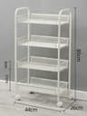 5 Tier Rolling Storage Cart Organizer 15