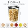Airtight Food Storage Container Transparent Kitchen Storage Jar 16