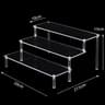 Clear Acrylic Display Stand Multi Tier Showcase Organizer 25