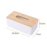 Minimalist Tissue Box Cover Rectangle Paper Towel Holder 7