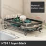 Carbon Steel Dish Drying Rack With Drain Board 12