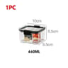 Stackable Airtight Food Storage Containers Kitchen Pantry Storage Jars 6