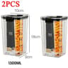 Stackable Airtight Food Storage Containers Kitchen Pantry Storage Jars 13