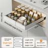 Expandable Pull Out Cabinet Organizer Adjustable Sliding Storage Shelf 11