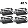 Sink Faucet Storage Rack No Drill Kitchen Sponge And Cloth Organizer 8