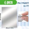 Self Adhesive Acrylic Mirror Wall Tiles Set 10