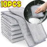 Magic Steel Wire Cleaning Cloth Double Sided Reusable Kitchen Scrub Cloth 7