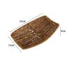 Handwoven Rattan Bread Basket Fruit And Serving Tray 12