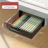 Under Desk Storage Drawer Hidden Pull Out Organizer Large Capacity Shelf Box 8