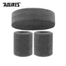 AOLIKES Sports Headband And Wristbands Moisture Wicking Sweatband Set For Running Gym Basketball An 11