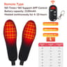 Smart APP Remote Control Heated Insoles Wireless Foot Warmer Pads 9