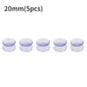 Clear Double Sided Suction Cups Vacuum Non Slip PVC Sucker Pads Set 6