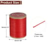 Flat Waxed Leather Sewing Thread Polyester Stitching Cord 7