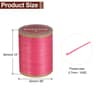 Flat Waxed Leather Sewing Thread Polyester Stitching Cord 8