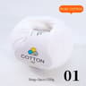 100 Percent Pure Cotton Yarn Set For Knitting And Crochet 6