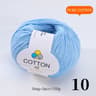 100 Percent Pure Cotton Yarn Set For Knitting And Crochet 15