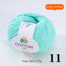 100 Percent Pure Cotton Yarn Set For Knitting And Crochet 16