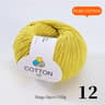 100 Percent Pure Cotton Yarn Set For Knitting And Crochet 17
