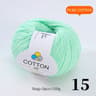 100 Percent Pure Cotton Yarn Set For Knitting And Crochet 20