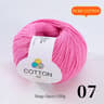 100 Percent Pure Cotton Yarn Set For Knitting And Crochet 12