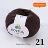 100 Percent Pure Cotton Yarn Set For Knitting And Crochet 25