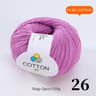 100 Percent Pure Cotton Yarn Set For Knitting And Crochet 28