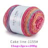Rainbow Gradient Cake Yarn Set For Knitting And Crochet 9