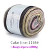 Rainbow Gradient Cake Yarn Set For Knitting And Crochet 20