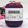 2 Piece Cotton Yarn Set For Knitting And Crochet 19