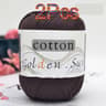 2 Piece Cotton Yarn Set For Knitting And Crochet 22
