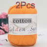 2 Piece Cotton Yarn Set For Knitting And Crochet 12