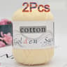 2 Piece Cotton Yarn Set For Knitting And Crochet 28