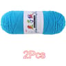 2 Piece Super Soft Milk Cotton Yarn Set For Knitting And Crochet 14