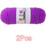 2 Piece Super Soft Milk Cotton Yarn Set For Knitting And Crochet 12