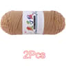 2 Piece Super Soft Milk Cotton Yarn Set For Knitting And Crochet 29