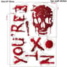 Bloody Handprint Halloween Window Stickers 13